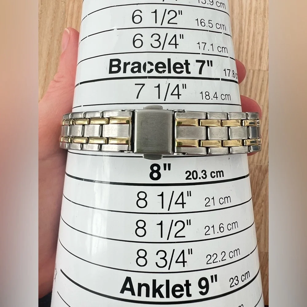 Timex indiglo two-tone ladies dress watch NEW BATTERY